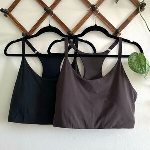 TWO XXL H&M Move Black and Brown Sports Bras